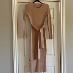Long ribbed midi dress (Size M)